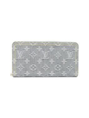 Louis Vuitton Monogram Denim Zippy Wallet